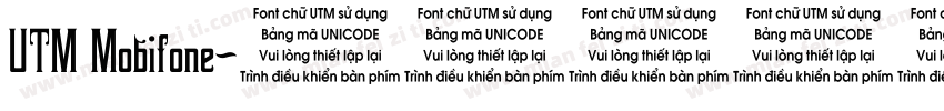 UTM Mobifone字体转换